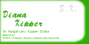 diana kipper business card